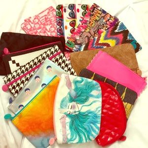 Bundle of Ipsy makeup bags